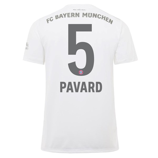 Maillot Football Bayern Munich NO.5 Pavard Exterieur 2019-20 Blanc
